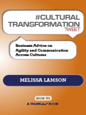 cover image of #CULTURAL TRANSFORMATION tweet Book01